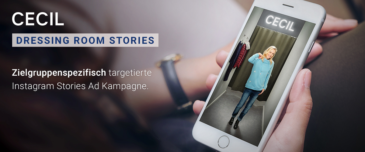 Dynamische Instagram Stories Vertical Kampagne