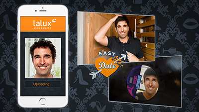 Lalux Insurance: Easydate: face-in-the hole video