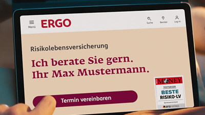 ERGO: Personalised product film “risk life insurance”