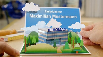HOMAG: Trade fair invitation video