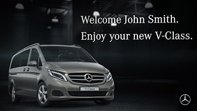 Mercedes-Benz: Personalized onboarding video
